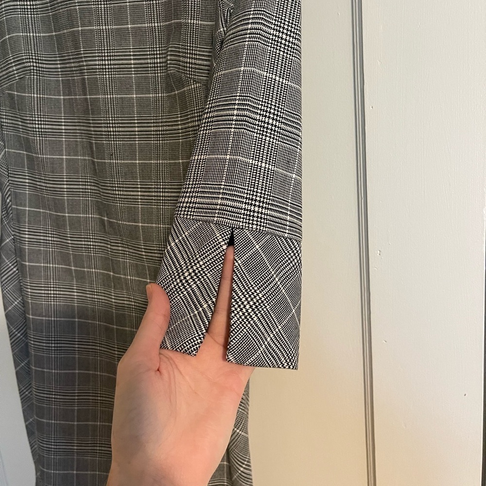 H&M Plaid Quarter Sleeve Dress - Picture 2 of 8